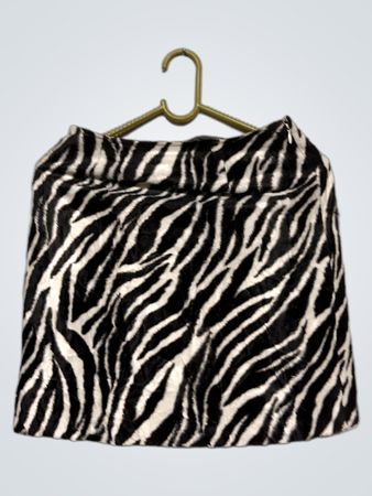 Zebra-Print Minirock