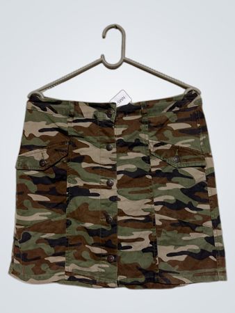 Forever 21 Camouflage Denim Minirock