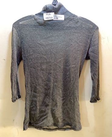 FaithVintage Rollkragen Glitzer Top