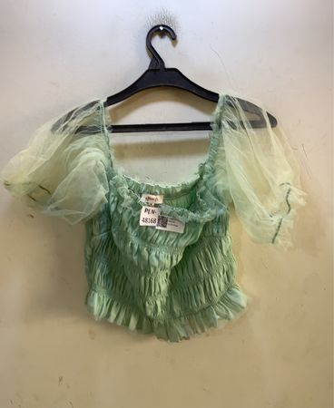 Apeach Smocked Puff Sleeve Top