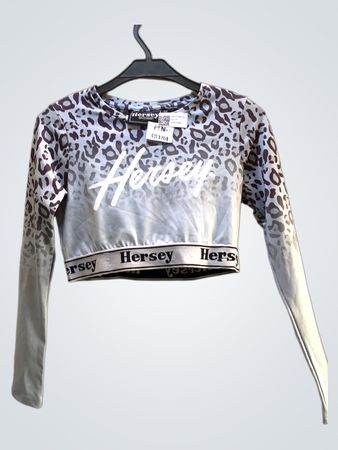 Hersey Leopard Print Crop Top