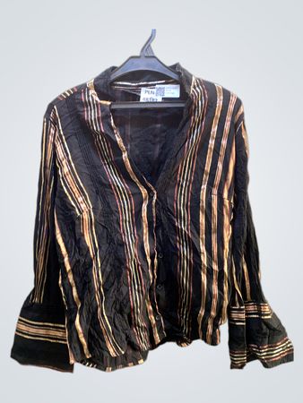 Zara Black Striped Shirt