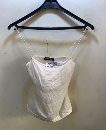 MY MINNOSS Cream Spaghetti-Träger Tanktop