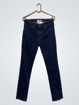 Levi's Damen Dunkelwasch Gerade Jeans