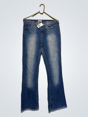 Colours of California Damen Blaue Denim Jeans