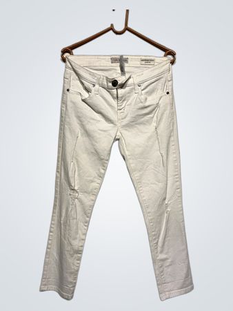 Guess White Denim Skinny Jeans