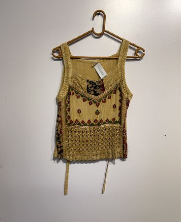 Ärmelloses verziertes Tanktop