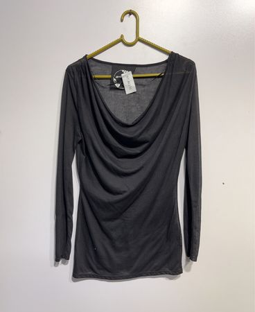 atmos&here Langarm-Top mit Cowl-Neck