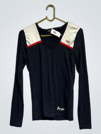 Napapijri Langarm V-Ausschnitt T-Shirt
