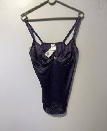 Natori Lila Spitze Spaghettitop
