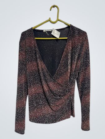 Sparkle Wrap Top
