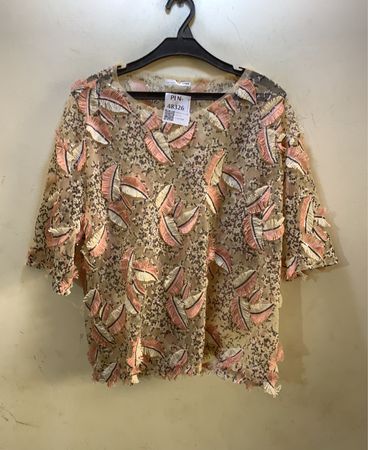 Zara Verziertes Top