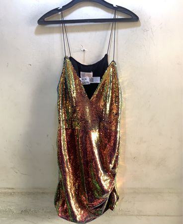 Club L London Pailletten-Minikleid