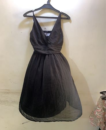 Vero Moda Schwarzes Transparente Midi Kleid