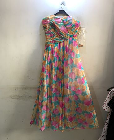 FaithVintage Floral Print Maxi Dress