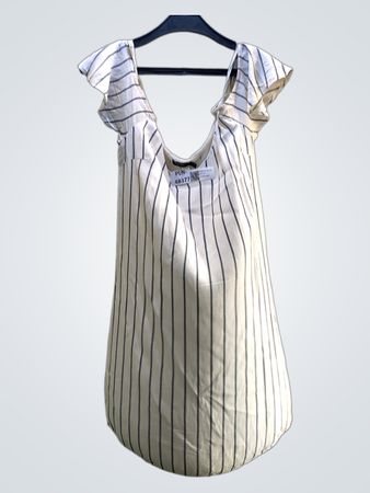 Bershka Gestreiftes Mini-Kleid