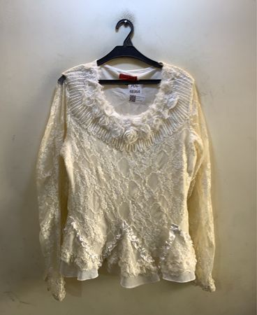 MODING Spitzenbluse