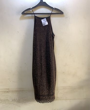 FaithVintage Glitzer Midi Kleid