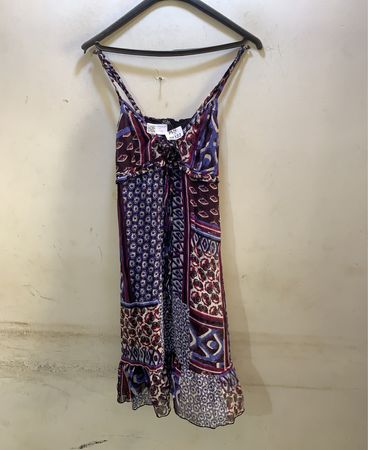 Lulu Patchwork Print Midi Dress