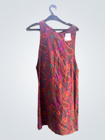 FaithVintage Paisley Print ärmelloses Kleid