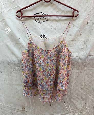 Blumenmuster Schichten Cami Top