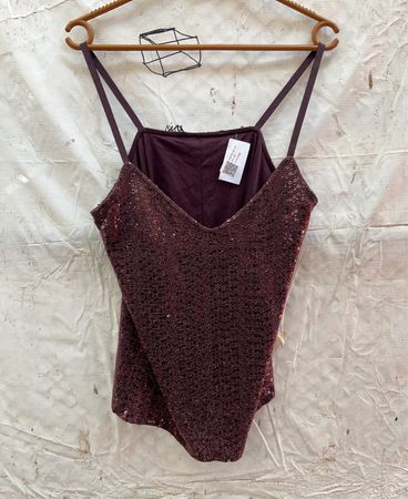 Pailetten Cami Top