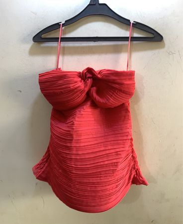 Jue.ce Smocked Strapless Top