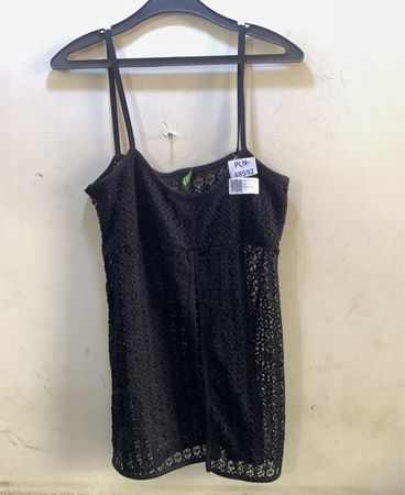 FaithVintage Schwarzes Spitzen-Cami-Top