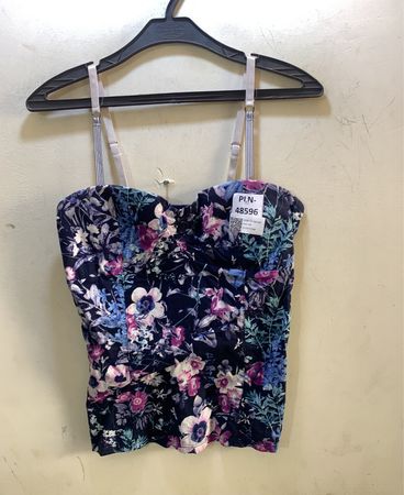 FaithVintage Blumenmuster Bustier Top