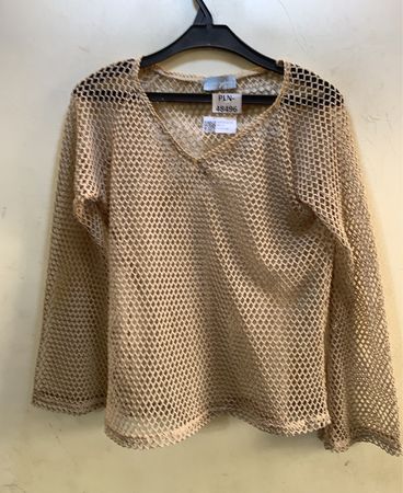 Fashion Express Mesh Langarmtop