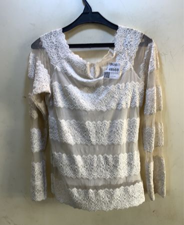 FaithVintage Langarm-Spitzenoberteil