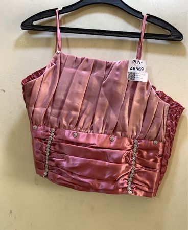 FaithVintage Pink Rüschencrop-Top