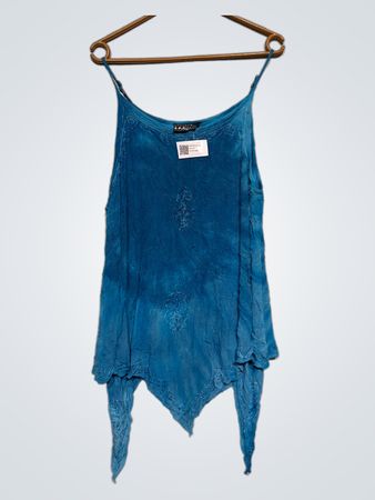 Jordash Blue Tie-Dye Cami Top