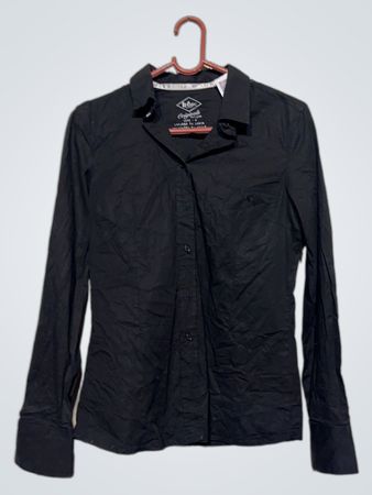 Lee Cooper Originals Schwarzes Button-Up Hemd