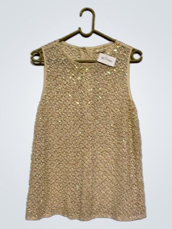 River Island Perlenbesetztes ärmelloses Top