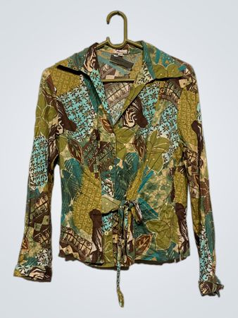 Sole Shirt Damen Langarmbedruckte Bluse