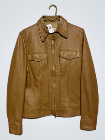 LALTRAMODA Braune Lederjacke