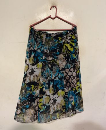 Midikleid mit Blumenmuster