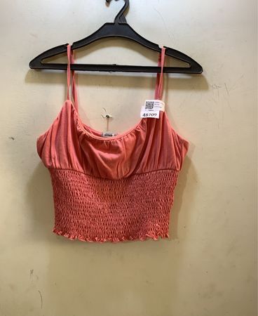 FaithVintage Smocked Crop Top