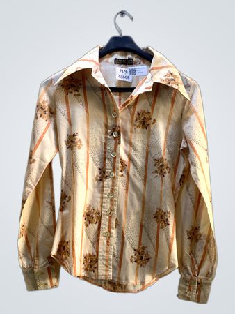 Jack Oliver Gestreiftes Blumenkleidungshemd