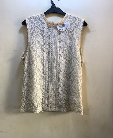FaithVintage ärmelloses Spitzenoberteil