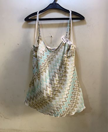 Faith Vintage Damen Zig Zag Muster Top