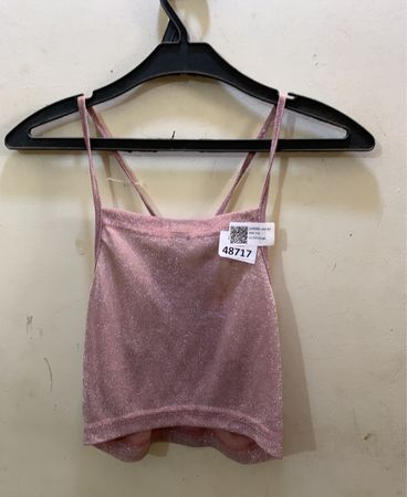 FaithVintage Pink Glitter Cami Top