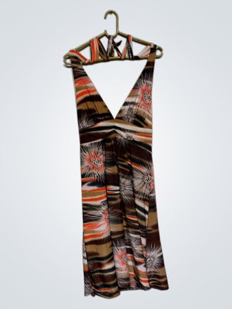 MEIUNG FASHION Halterkleid mit Blumenmuster