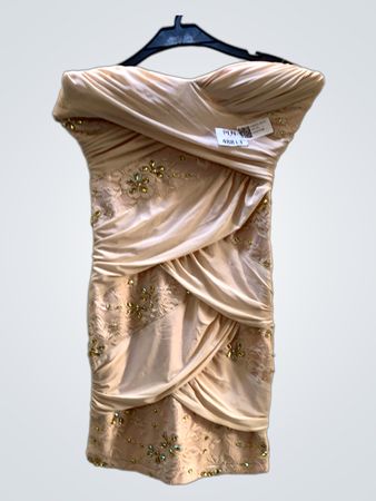FaithVintage Rüschentop mit Perlenträgern
