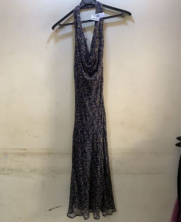 Faith Vintage Halter Neck Maxi Kleid