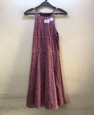 FaithVintage Pink Lace Dress