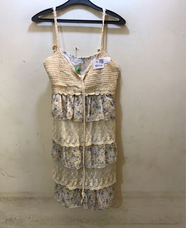 FaithVintage Floral Lace Tüllkleid