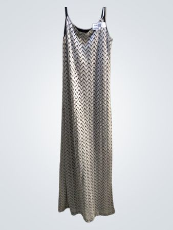 FaithVintage Chevron Maxi Kleid