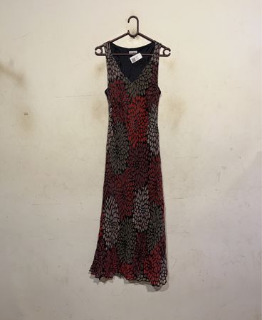 PLANET Ärmelloses florales Maxikleid